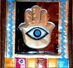 Recycled Art Hamsa